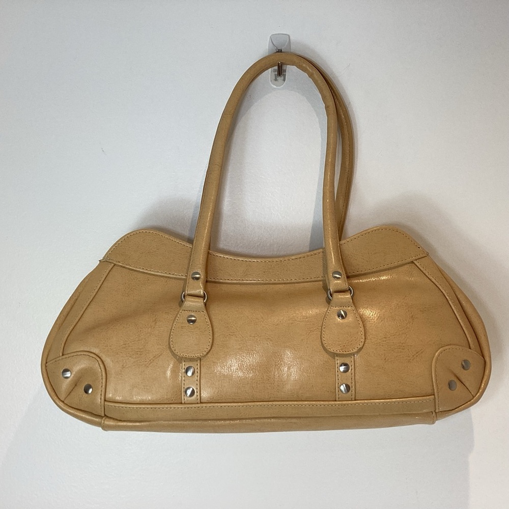 HANDBAG FASHION SHOULDER BAG NUDE VEGAN NWOT